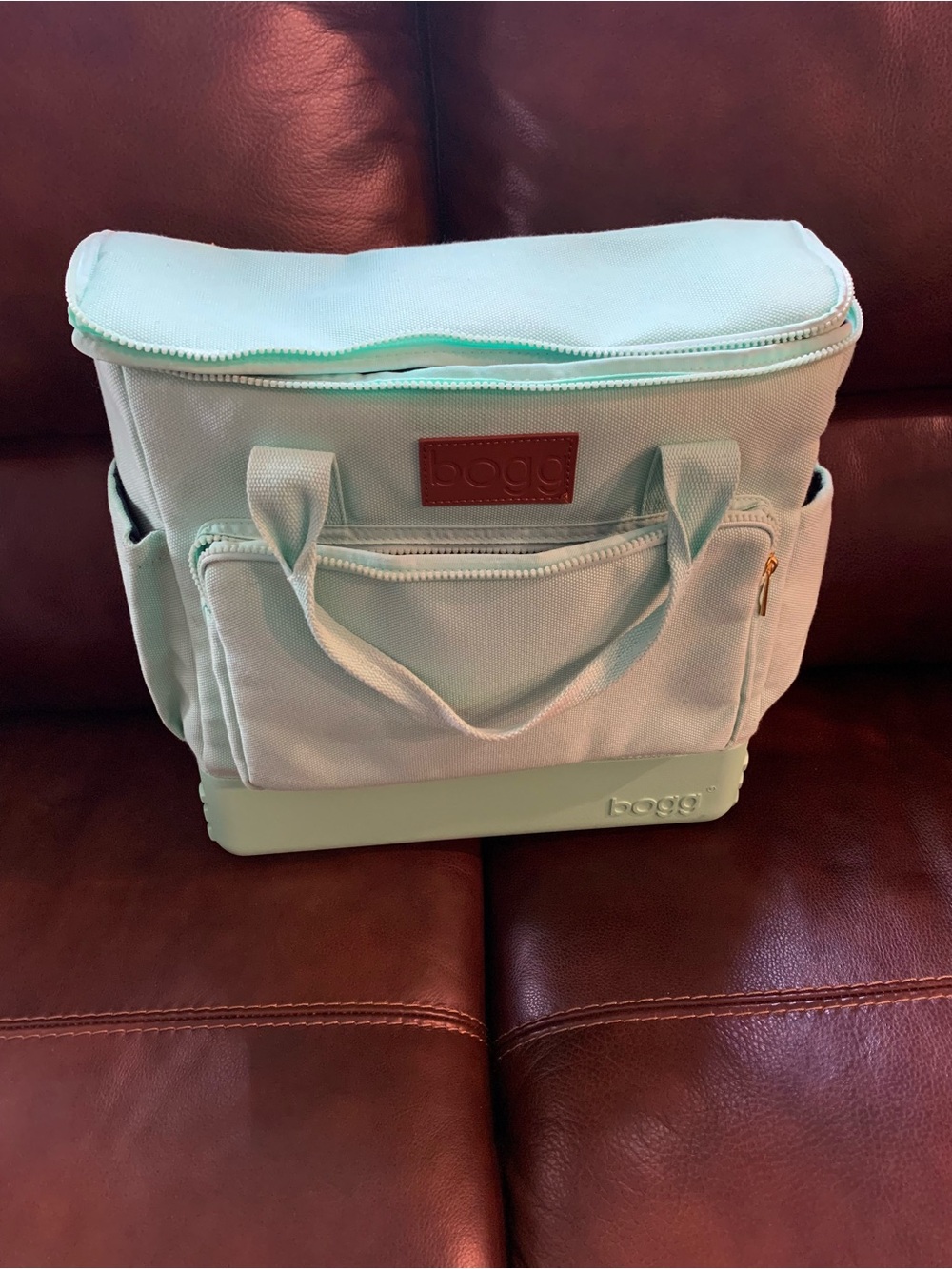 Bogg Mint Canvas Backpack Bag